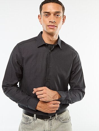Chemise droite unie