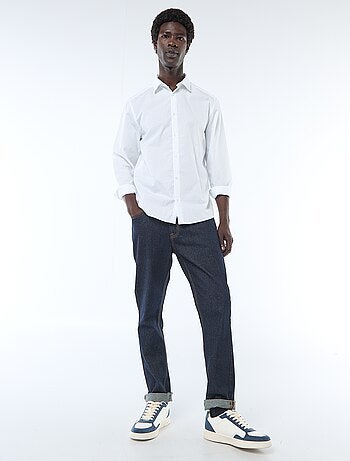 Chemise droite/regular à pois