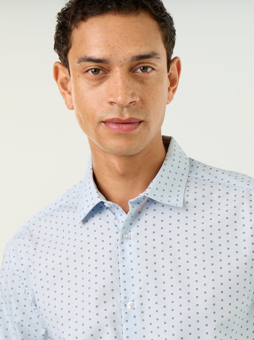 Chemise droite/regular à pois - Kiabi Chemise droite/regular à pois - Kiabi