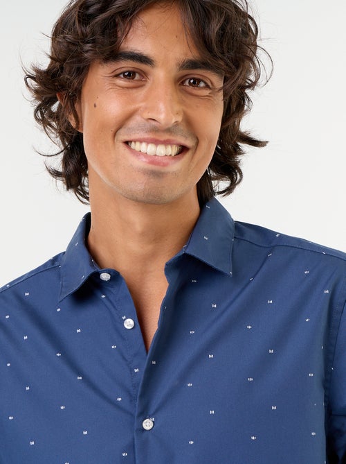Chemise droite/regular à pois - Kiabi Chemise droite/regular à pois - Kiabi