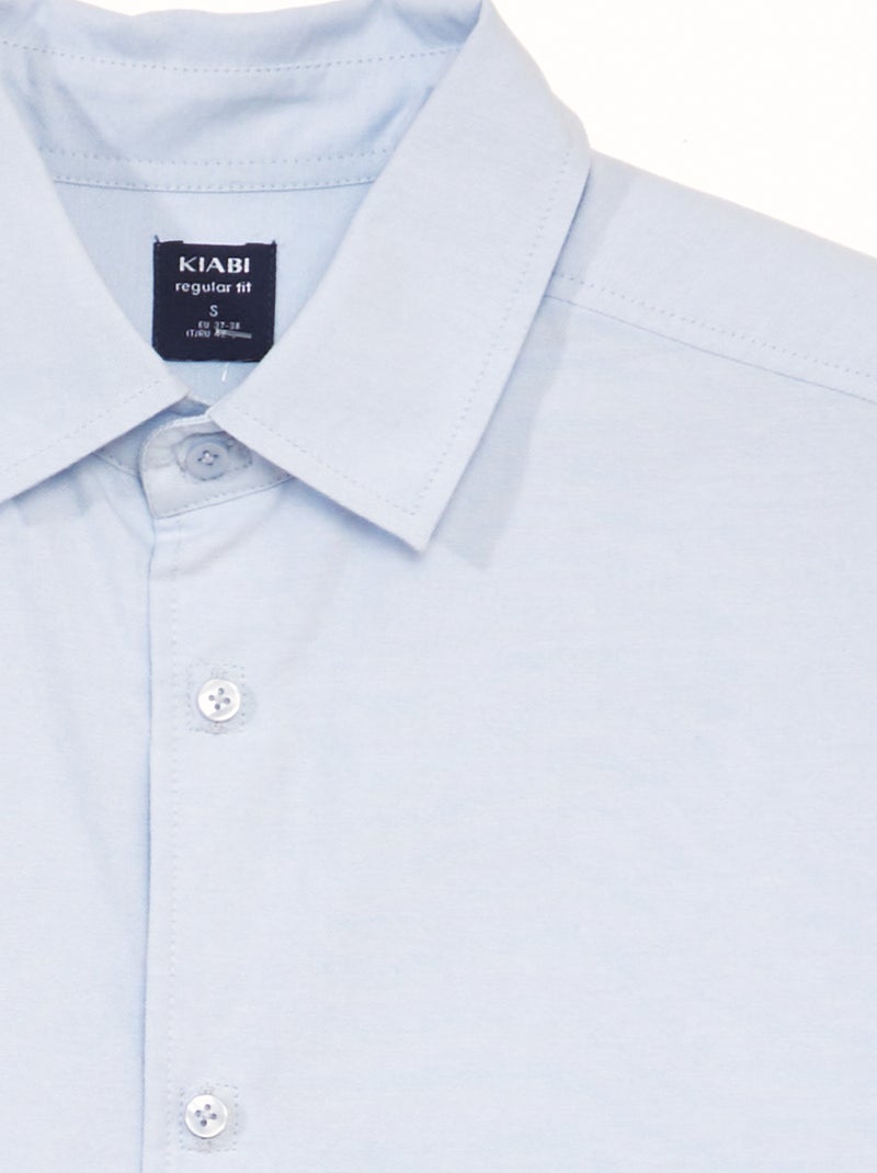 Chemise en chambray - collection facile à enfiler Bleu - Kiabi