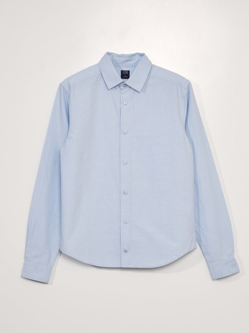 Chemise en chambray - So Easy Bleu - Kiabi