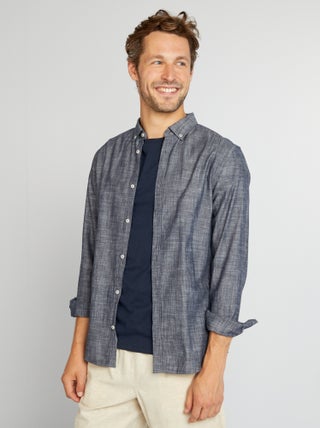 Chemise en chambray