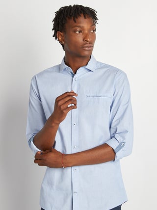 Chemise en chambray