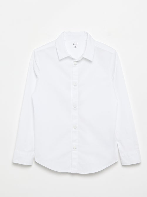 Chemise en coton - collection facile à enfiler - Kiabi Chemise en coton - collection facile à enfiler - Kiabi