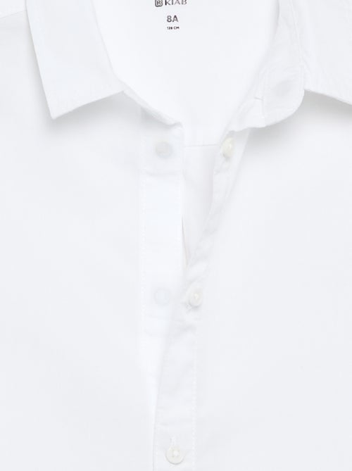 Chemise en coton - collection facile à enfiler - Kiabi Chemise en coton - collection facile à enfiler - Kiabi