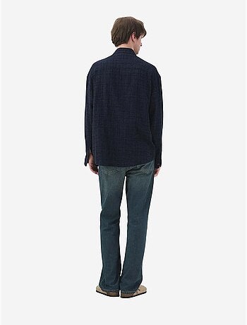 Chemise en coton à carreaux coupe décontractée pour homme giesto