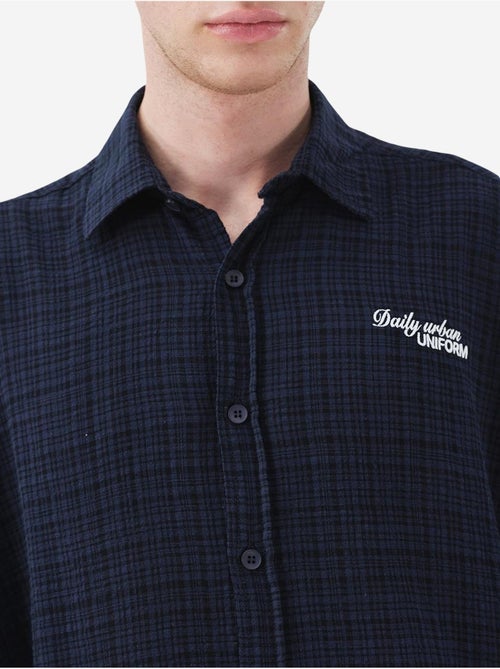 Chemise en coton à carreaux coupe décontractée pour homme giesto - Kiabi Chemise en coton à carreaux coupe décontractée pour homme giesto - Kiabi