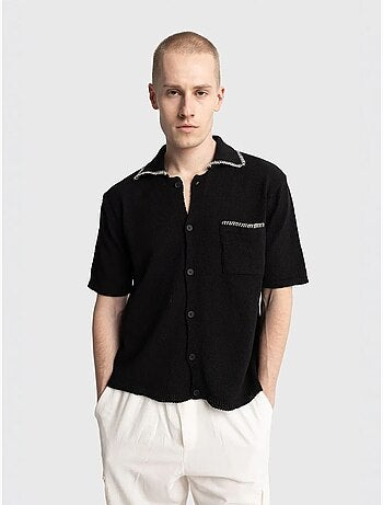 Chemise en coton à manches courtes pour homme giesto