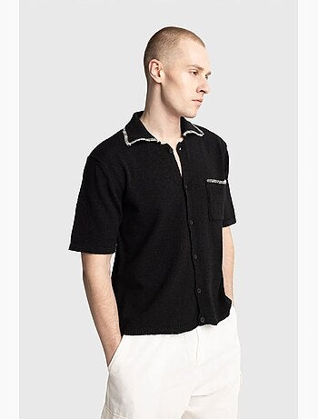 Chemise en coton à manches courtes pour homme giesto