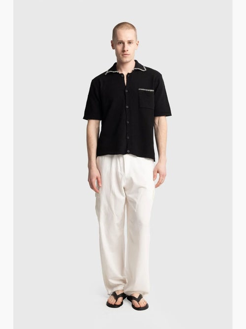 Chemise en coton à manches courtes pour homme giesto - Kiabi