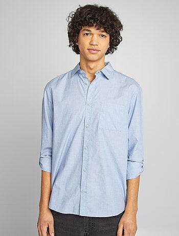 Chemise en coton avec poche