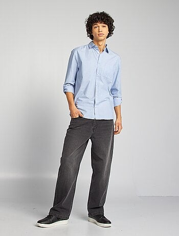 Chemise en coton avec poche