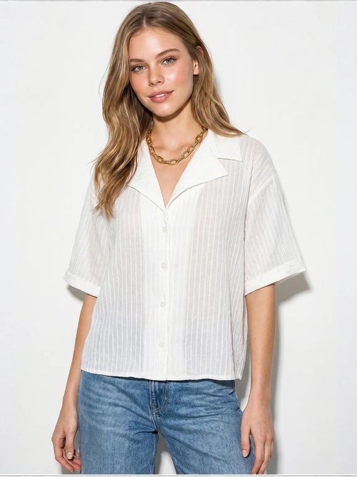 Chemise en coton lucci - Kiabi