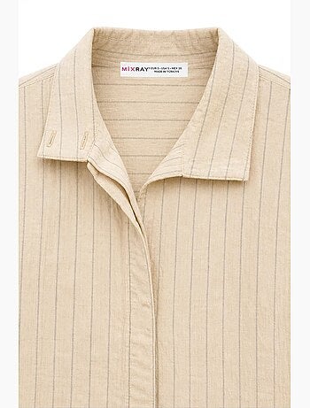 Chemise en coton mixray