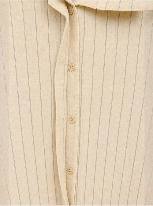 Chemise en coton mixray - Kiabi