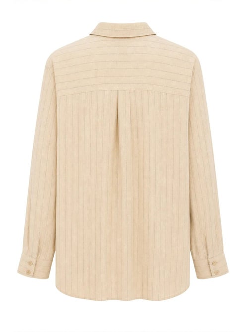 Chemise en coton mixray - Kiabi
