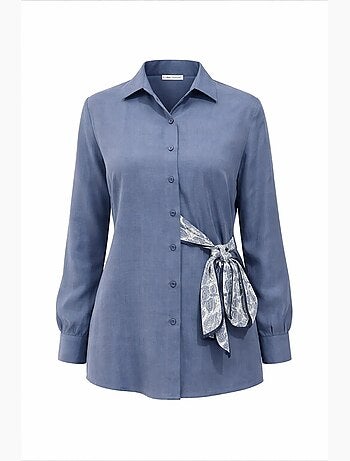 Chemise en coton mixray