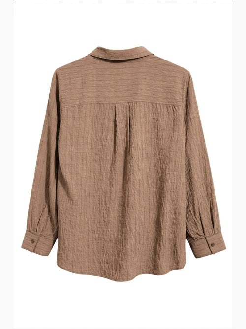 Chemise en coton mixray - Kiabi