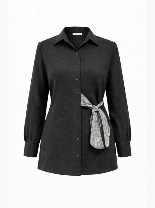 Chemise en coton mixray - Kiabi