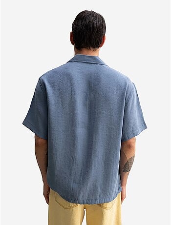 Chemise en crêpe avec détail noué coupe décontractée pour homme giesto