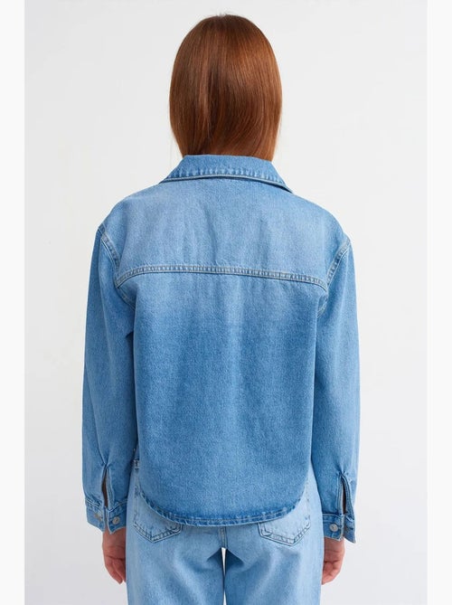 Chemise en denim de coton pour femme dilvin - Kiabi