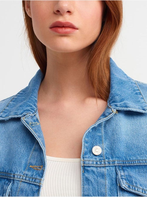 Chemise en denim de coton pour femme dilvin - Kiabi