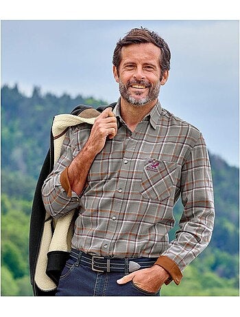 Chemise en flanelle à carreaux - atlas for men