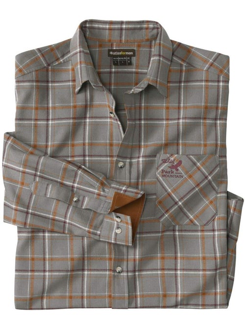 Chemise en Flanelle à Carreaux - ATLAS FOR MEN - Kiabi Chemise en Flanelle à Carreaux - ATLAS FOR MEN - Kiabi