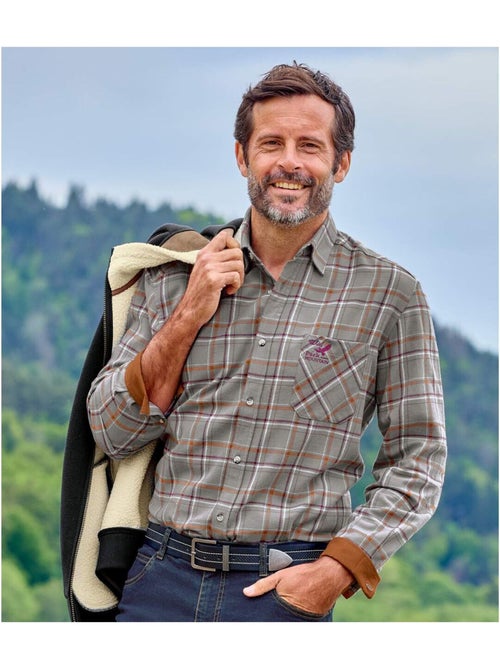 Chemise en Flanelle à Carreaux - ATLAS FOR MEN - Kiabi Chemise en Flanelle à Carreaux - ATLAS FOR MEN - Kiabi