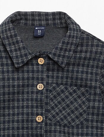 Chemise en flanelle à carreaux