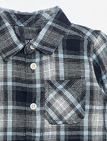 Chemise en flanelle à carreaux