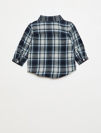 Chemise en flanelle à carreaux