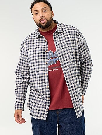 Chemise en flanelle à motif