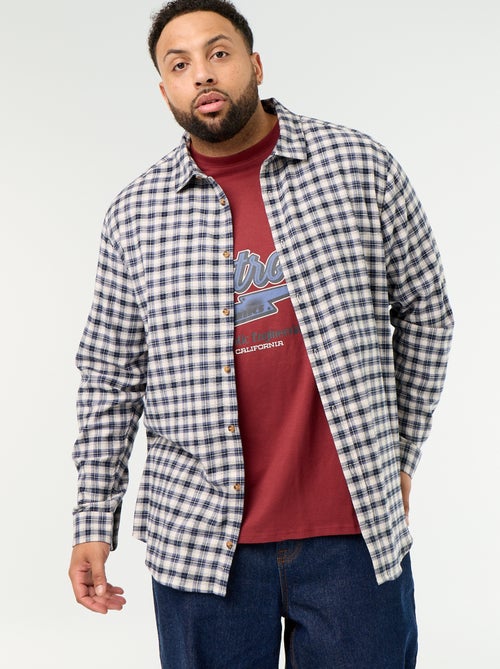 Chemise en flanelle à motif - Kiabi Chemise en flanelle à motif - Kiabi