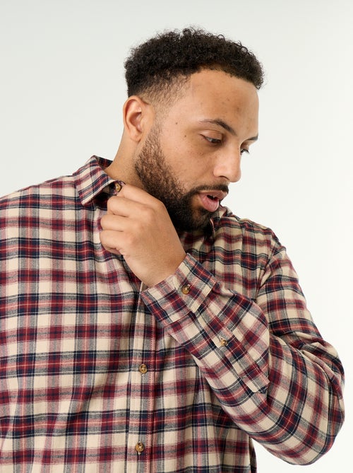 Chemise en flanelle à motif - Kiabi Chemise en flanelle à motif - Kiabi