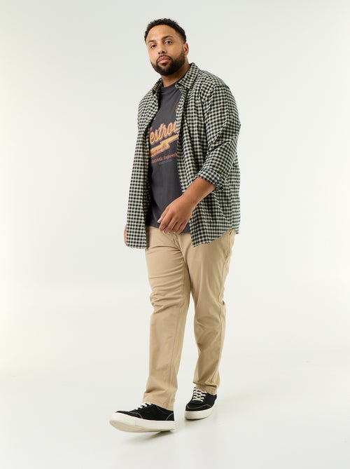 Chemise en flanelle à motif - Kiabi Chemise en flanelle à motif - Kiabi