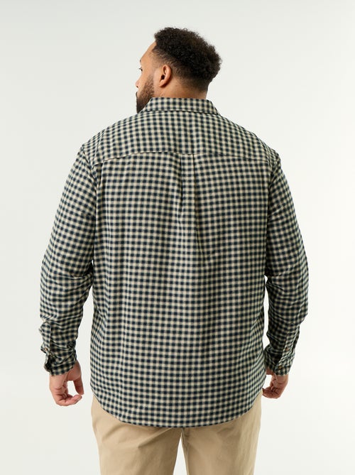 Chemise en flanelle à motif - Kiabi Chemise en flanelle à motif - Kiabi