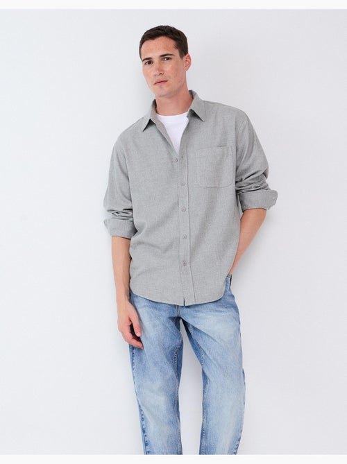 Chemise en flanelle, mo fashion - Kiabi Chemise en flanelle, mo fashion - Kiabi