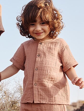 Chemise en gaze de coton