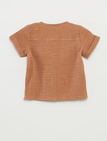 Chemise en gaze de coton