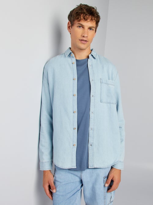 Chemise en jean - Kiabi