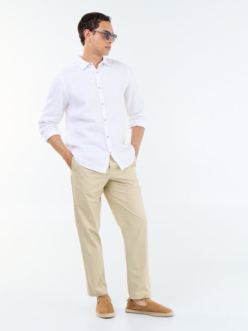 Chemise en lin - Kiabi