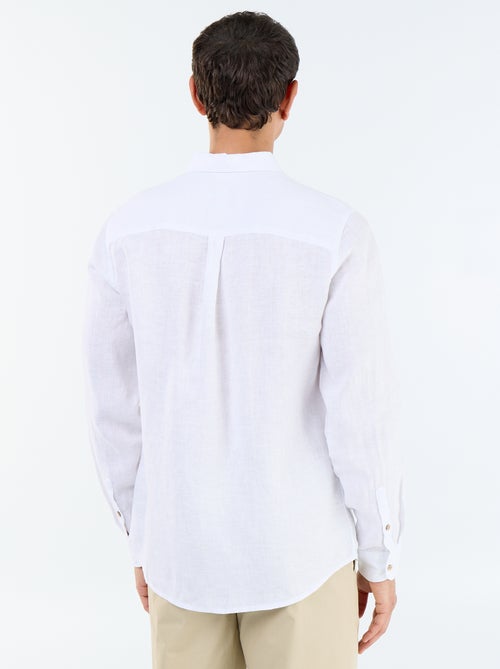 Chemise en lin - Kiabi