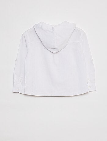 Chemise en lin mélangé