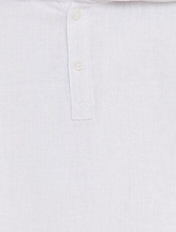 Chemise en lin mélangé