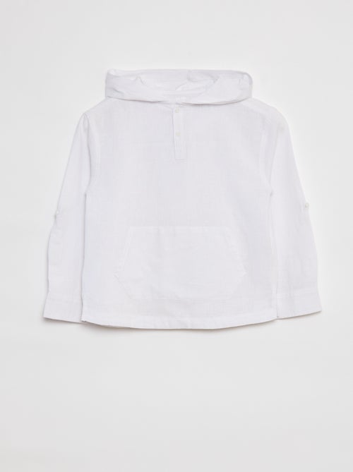 Chemise en lin mélangé - Kiabi