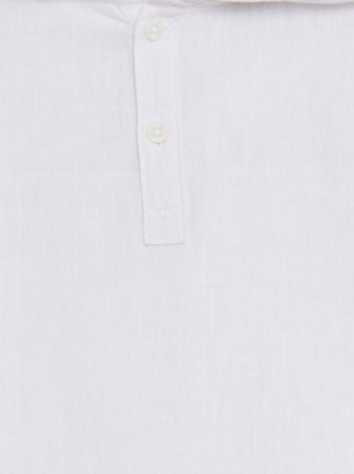 Chemise en lin mélangé - Kiabi