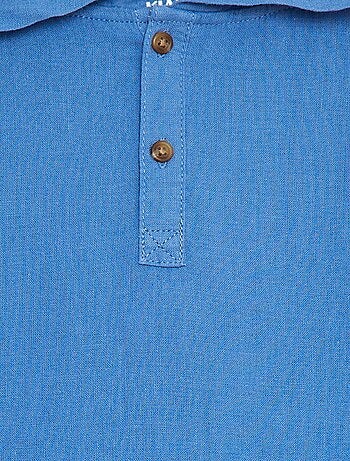 Chemise en lin mélangé