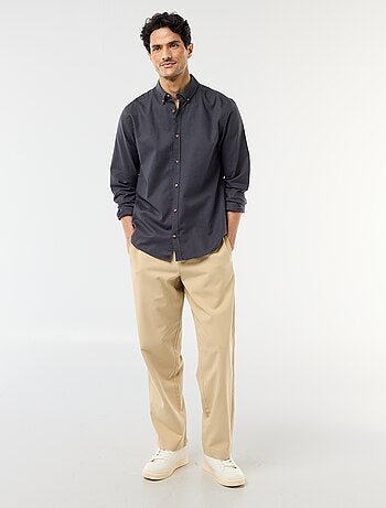 Chemise en lin mélangé